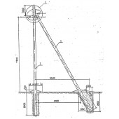 Анкерная опора ЛЭП КтБ10-25