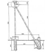 Ответвительная анкерная опора ЛЭП ОАтБ10-22