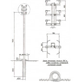Промежуточная опора ЛЭП ПДтБ10-2