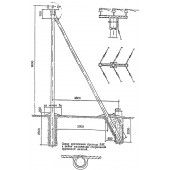 Анкерная опора ЛЭП УПоБ10-23