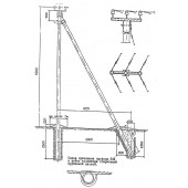 Анкерная опора ЛЭП УПоБ10-25